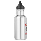 Grappige Getemperde Koe Vintage Waterfles (Links)