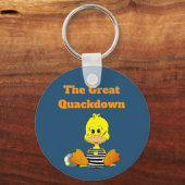 Grappige Gevangenis Eend De Grote Kwakdown Sleutelhanger (Voorkant)