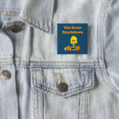 Grappige Gevangenis Eend De Grote Kwakdown Vierkante Button 5,1 Cm (In situ)