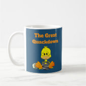 Grappige Gevangenis Eend De Grote Quackdown Koffiemok (Links)