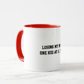 Grappige Gevatte Slimme Minimalistische Koffiemok Mok (Voorkant links)