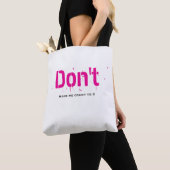 Grappige Gevatte Sluwe Coole Minimalistische Eenvo Tote Bag (Dichtbij)
