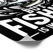 Grappige Gevist Fisherman School is belangrijk, ma Poster (Hoek)