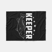Grappige Gevist Gear Keeper Fleece Deken (Voorkant (Horizontaal))