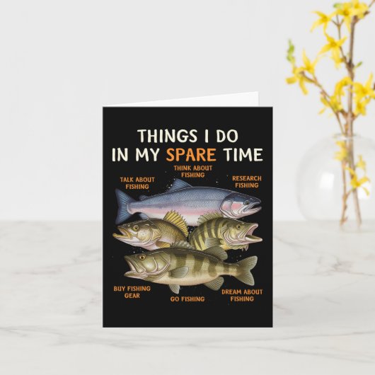 Grappige Gevist kleding voor mannen Kaart (Gele Bloem)