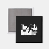 Grappige Geviste parodie (de Rod Father) Magneet (Voorkant / Achterkant)
