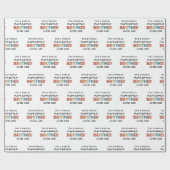 Grappige geweldige broer | Cadeau voor beste broer Cadeaupapier (Vlak)