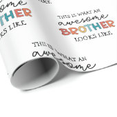 Grappige geweldige broer | Cadeau voor de beste br Cadeaupapier (Rol Hoek)