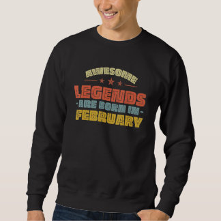 Grappige GEWELDIGE LEGENDS -ZIJN GEBOREN IN- 1 FEB Trui
