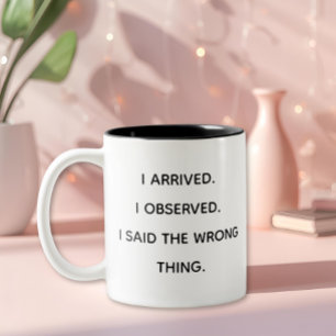 Grappige geweldige trendy collega grap  tweekleurige koffiemok