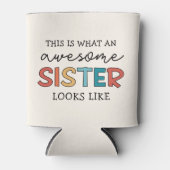 Grappige geweldige zus | Cadeaus voor de beste zus Blikjeskoeler (Voorkant)