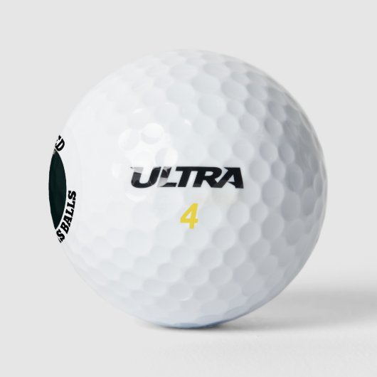 Grappige Gewenste Quote Foto Verloren Golfballen (Logo)