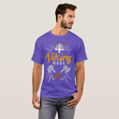 Grappige gewichtheffen powerlifting training en t-shirt (Voorkant volledig)