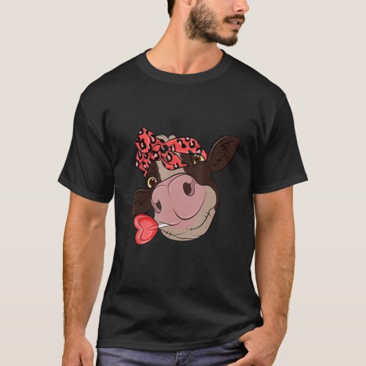 Grappige gewoon een grappige koe t-shirt (Voorkant)