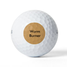 Grappige gezegden golfballen - Worm Burner