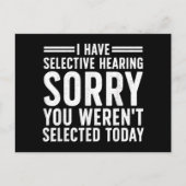 Grappige gezegden kunst voor sarcastische mensen M Briefkaart (Voorkant)