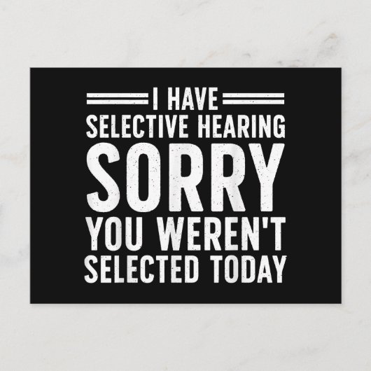 Grappige gezegden kunst voor sarcastische mensen M Briefkaart (Voorkant)