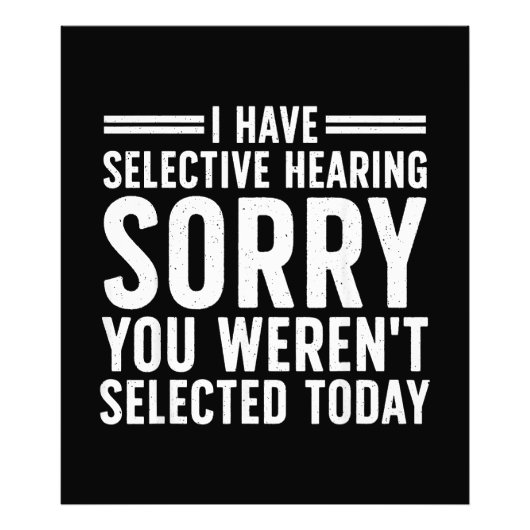 Grappige gezegden kunst voor sarcastische mensen M Foto Afdruk (Voorkant)