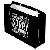 Grappige gezegden kunst voor sarcastische mensen M Groot Cadeauzakje (Achterkant Gekanteld)