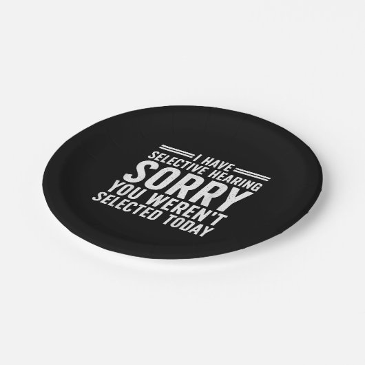 Grappige gezegden kunst voor sarcastische mensen M Papieren Bordje (Gekanteld)