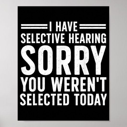 Grappige gezegden kunst voor sarcastische mensen M Poster (Voorkant)