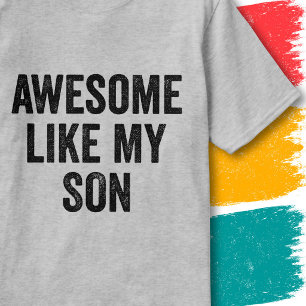 Grappige gezegdes over het gezin retro geweldig zo t-shirt