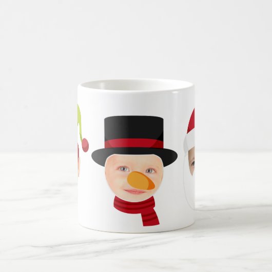 Grappige gezichten Elf & Santa Mok (Center)