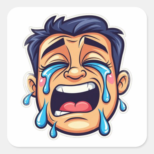Grappige Gezichten Meme Stickers (Voorkant)