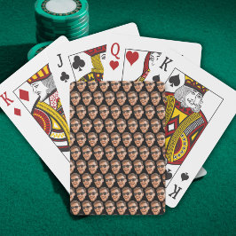 Grappige Gezichtsfoto Custom Pokerkaarten