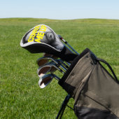 Grappige gezichtsfoto golfheadcover (Insitu)