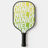 Grappige gezichtsfoto pickleball paddle (Achterkant)