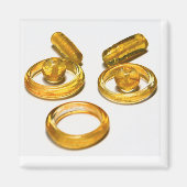 Grappige gezichtsmagneet magneet (Voorkant)