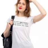 Grappige Gezichtsreactie op wanneer u spreekt T-shirt