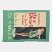 Grappige gezondheid Ad BILE BONEN Theedoek (Horizontaal)