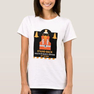 Grappige gezondheid en veiligheid NEBOSH Funct T-shirt