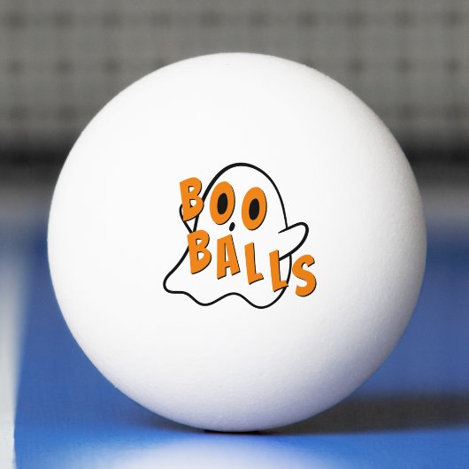 Grappige Ghost Boo Balls Dirty Joke Halloween Pingpongbal