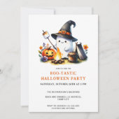 Grappige Ghost Camper Boo-Tastic Halloween Party Kaart (Voorkant)