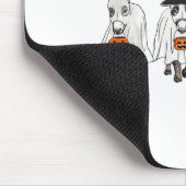 Grappige Ghost Donkey Hallowen Donkey Lover Boer H Muismat (Hoek)