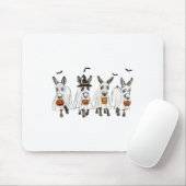 Grappige Ghost Donkey Hallowen Donkey Lover Boer H Muismat (Met muis)