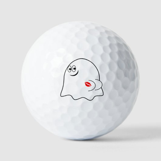 Grappige Ghost emoji! Golfballen (Voorkant)