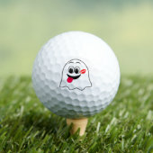 Grappige Ghost emoji! Golfballen (Insitu Shirt)