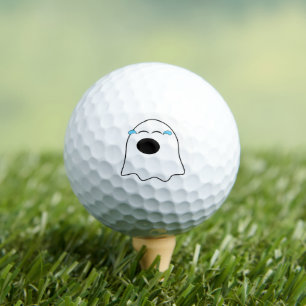Grappige Ghost emoji! Golfballen