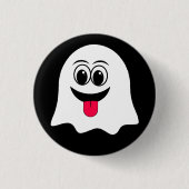 Grappige Ghost emoji! Ronde Button 3,2 Cm (Voorkant)