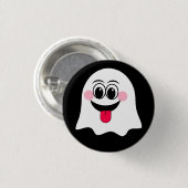 Grappige Ghost emoji! Ronde Button 3,2 Cm (Voorkant /achterkant)