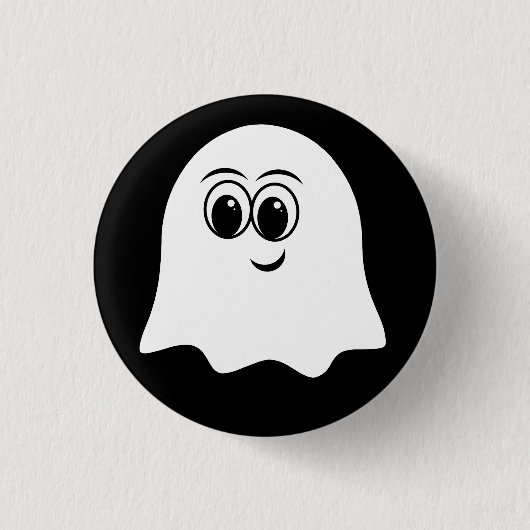 Grappige Ghost emoji! Ronde Button 3,2 Cm (Voorkant)