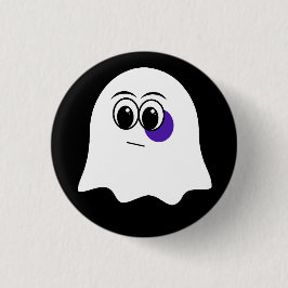 Grappige Ghost emoji! Ronde Button 3,2 Cm