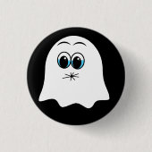 Grappige Ghost emoji! Ronde Button 3,2 Cm (Voorkant)