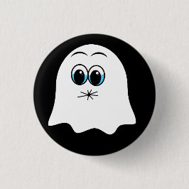 Grappige Ghost emoji! Ronde Button 3,2 Cm