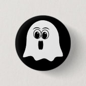 Grappige Ghost emoji! Ronde Button 3,2 Cm (Voorkant)