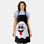 Grappige Ghost emoji! Schort (Gedragen)